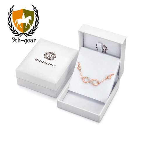 Billie Bijoux 925 Sterling Silver Infin/ity Bracelet Womens Rose Gold Best Deals & Coupons in America